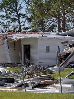 Storm Damage Restoration in Harris, MN